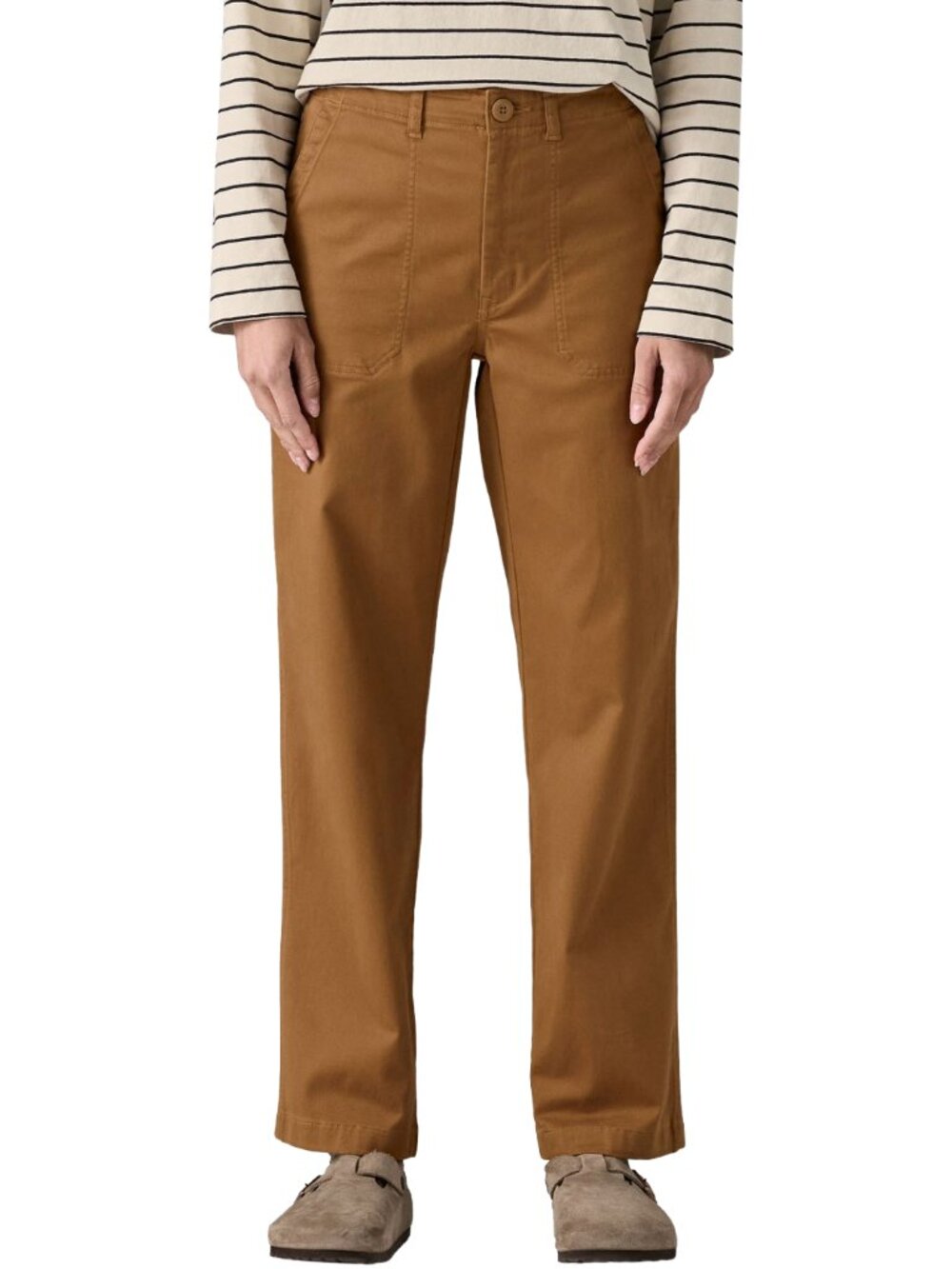 Patagonia Utility Pants Straight Leg Deer Brown Womens Plus Size 20 22
